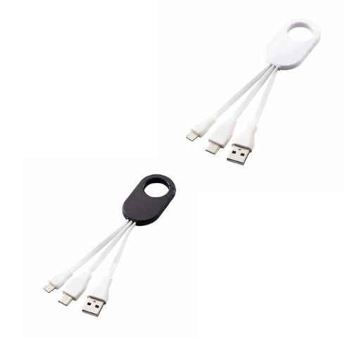 仕事や出張時にこれ1本持っていれば、スマートフォンやタブレットなどをパソコンから充電できます。複数のケーブルを持ち運ぶ必要がなくなって便利です。