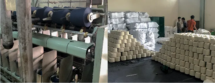 最後に、糸の品質を検査して完成です！