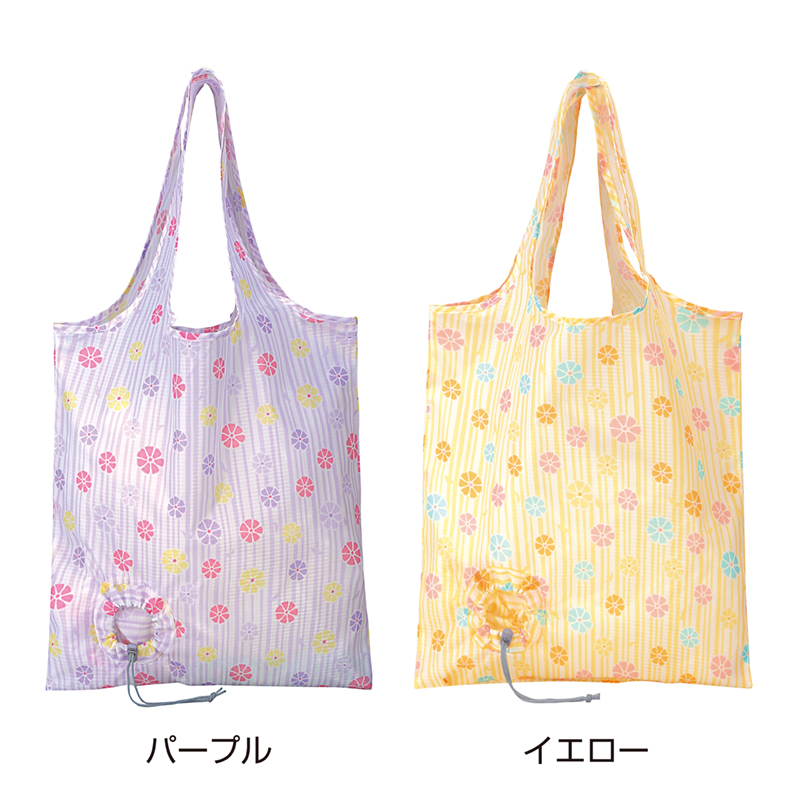 京都くろちくとのコラボアイテムのエコバッグ。まるでお手玉のような、見た目も使い勝手も嬉しいサプライズ感のある仕様となっています。カラーも豊富ですので、幅広いターゲット層に合わせることができます。収納時はコンパクトでかさばらないので、主婦向けのイベントなどで配布しても喜ばれるアイテムです。