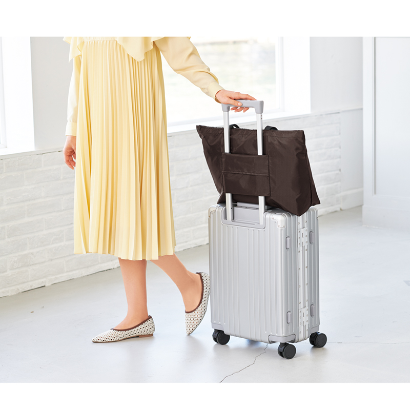 旅行や出張のおともに最適、タフな素材の機能的キャリー用バッグ
