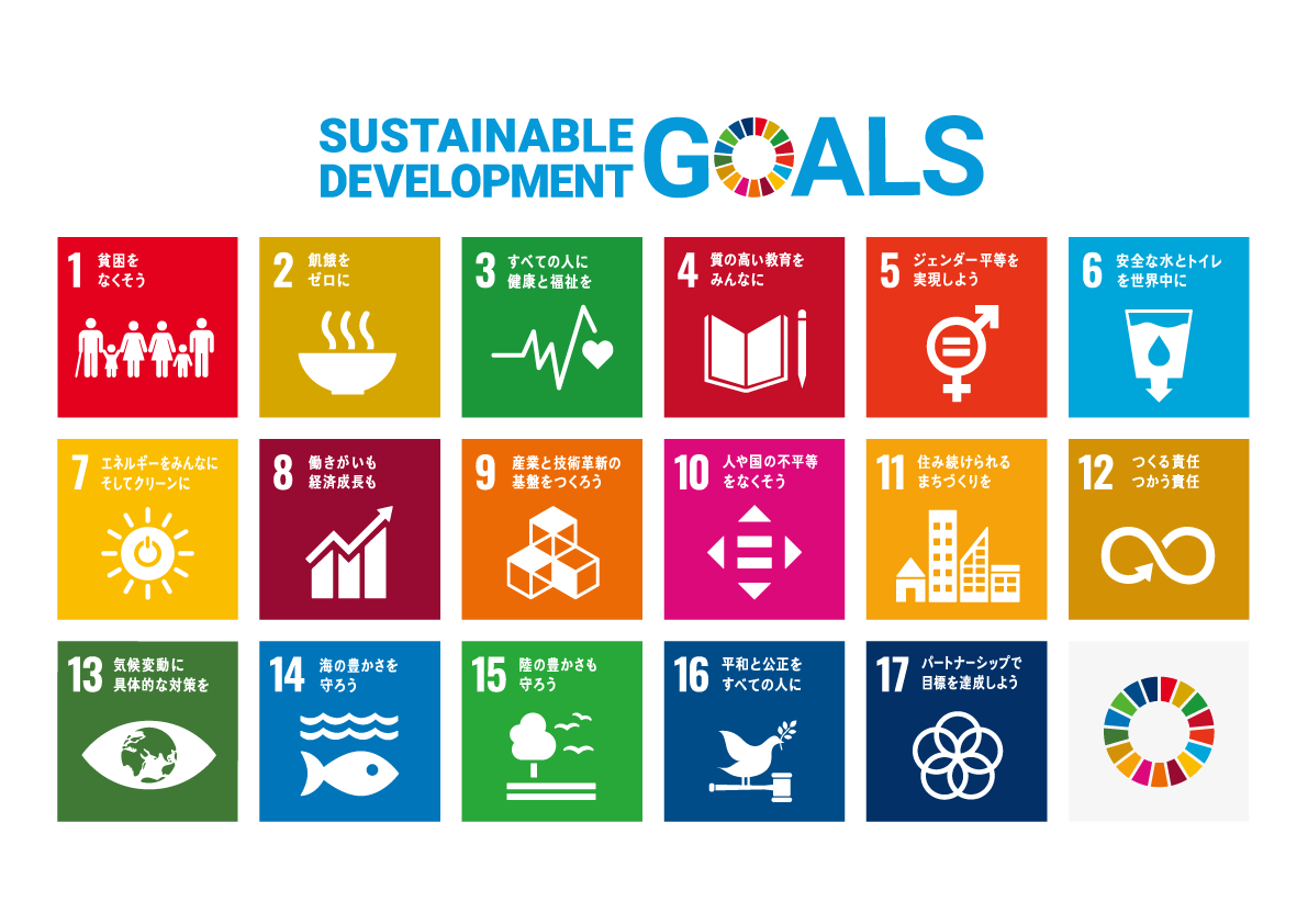 SDGs17種類の目標一覧と分類