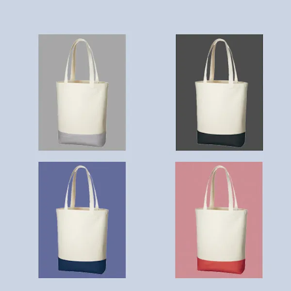 名入れも可能なトートバッグで、オリジナルグッズの定番商品です。マチ付きなのでどんなシーンでも大活躍間違い無し！会社やお店のロゴをデザインするのはもちろん、企業説明会やオープンキャンパスでのアイテムとしても喜ばれます！