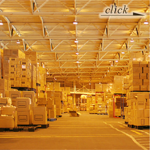数量・回数を問わず、分納出荷できる商品管理体制。