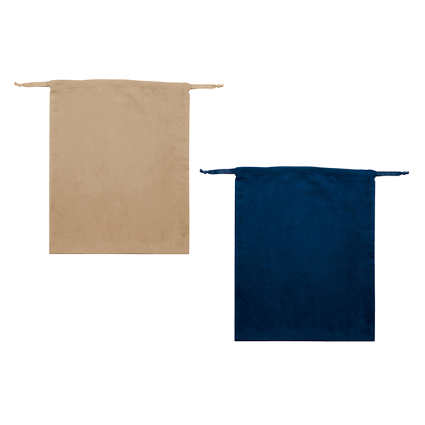 スウェードスタイル巾着（Ｌ）(カラー選択可)