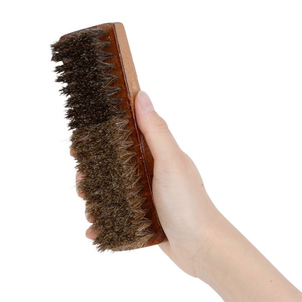 シューズブラシ 天然木 公式 ノベルティ オリジナル 名入れの販促グッズドットコム