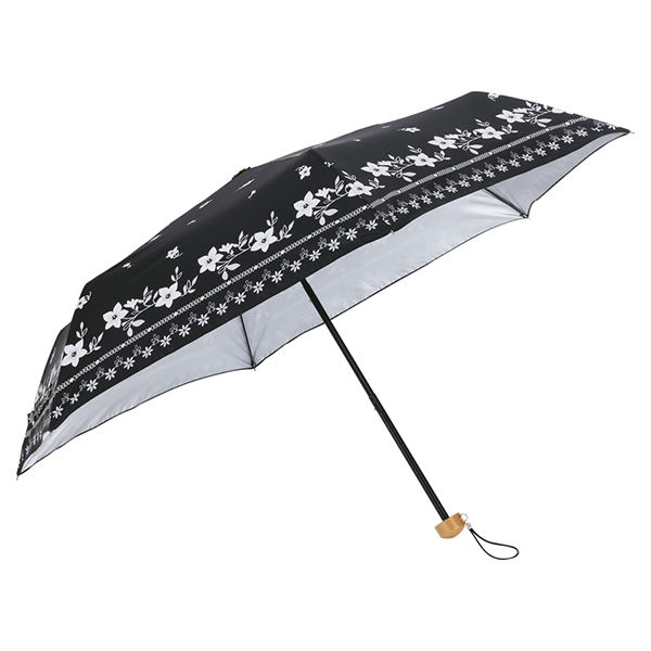 フラワーリース・晴雨兼用折りたたみ傘