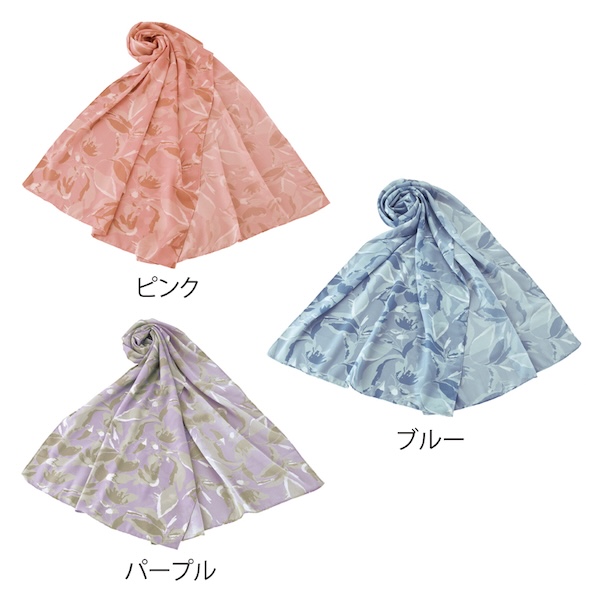 リュクレ シフォンフラワーストール