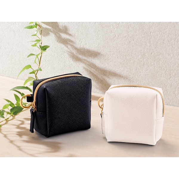 リングカラビナ付きスクエアポーチ【色指定可】