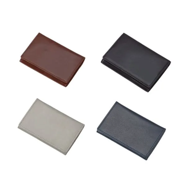 ＧＬＯＩＲＥ　メモホルダー付名刺入れ（合皮製）【カラー選択可】