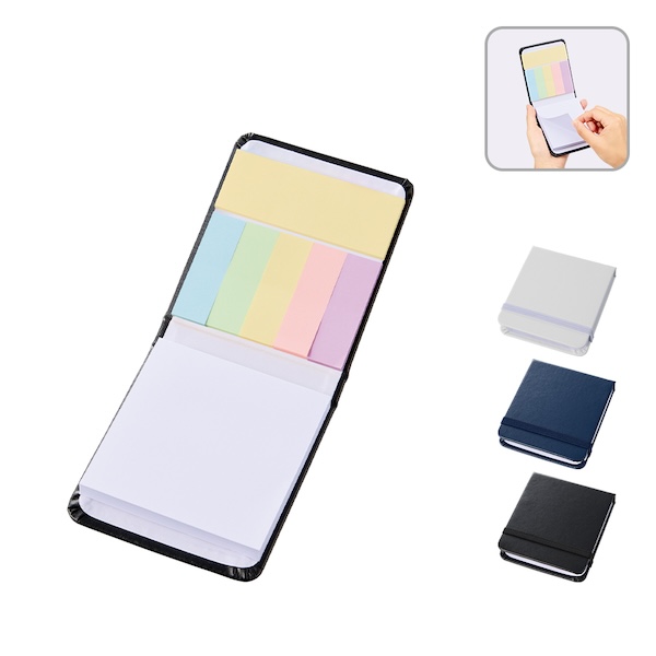 合皮カバー付箋セット（Ｓ）【カラー選択可】