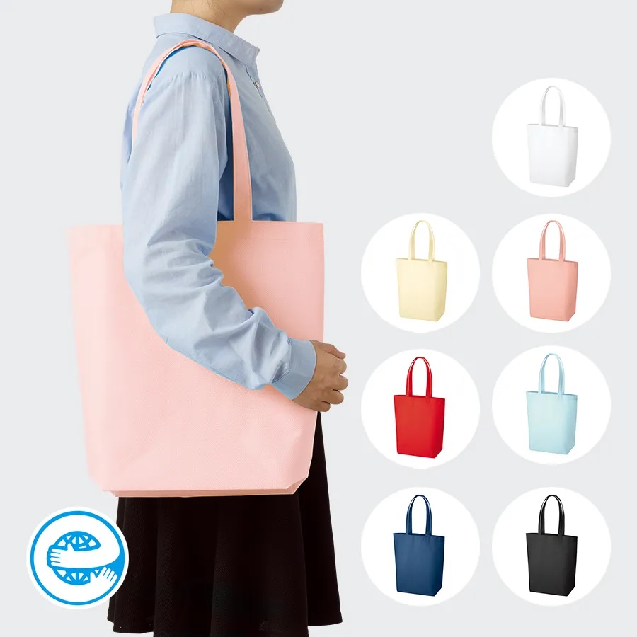 ◆再生不織布バッグ（Ｍ）【カラー選択可】